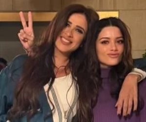 أجواء مبهجة تجمع سينتيا خليفة وياسمين عبد العزيز فى "وننسى اللي كان" على mbc