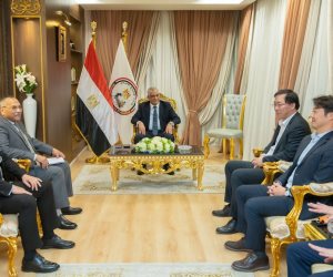  وزير الدولة للإنتاج الحربي يستقبل وفد شركة "Hanwha" الكورية الجنوبية