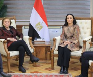 وزيرة التضامن الاجتماعي تلتقي وفد مهرجان أسوان الدولي لأفلام المرأة