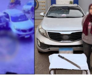 ضبط قائدة سيارة طعنت سائق توك توك بسلاح أبيض في المنوفية (فيديو)