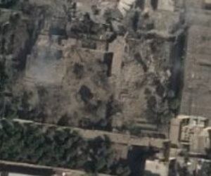 صورة تظهر تدمير مقر إقامة مرشد إيران على خامنئي في قصف إسرائيلي على طهران