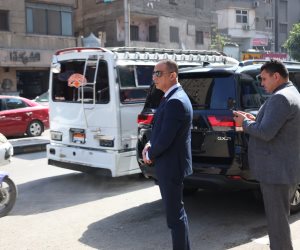 محافظ الجيزة يتفقد منطقة همفرس بشارع السودان في الدقي