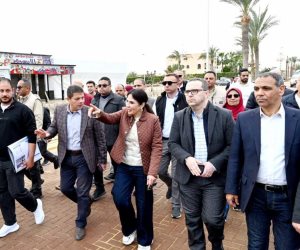وزيرة الإسكان تتفقد المشروعات الجاري تنفيذها وأعمال التطوير بقرى مارينا