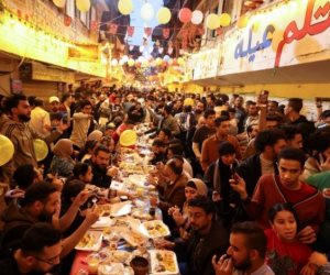 اليوم..أكبر مائدة إفطار رمضانى..  بالمطرية وسط حضور جماهيرى كبير