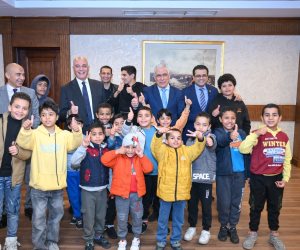 النائب العام يستقبل عددًا من أطفال مستشفى ٥٧٣٥٧ على مأدبة إفطار شهر رمضان المبارك