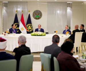 الرئيس السيسي: وزارة الداخلية تجاوزت تحديات كثيرة أهمها مكافحة الإرهاب والتطرف 