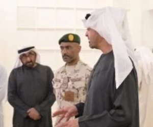 الشيخ محمد بن زايد يزور القوات الإماراتية في مقر وزارة الدفاع.. صور