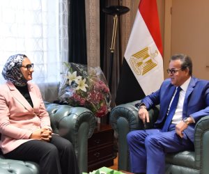 وزير الصحة يستقبل محافظ الوادي الجديد لمتابعة المشروعات الصحية الجارية