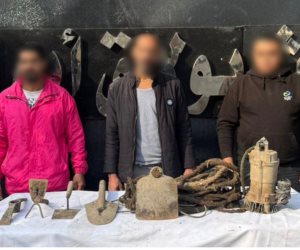 ضبط 3 أشخاص لقيامهم بالتنقيب غير المشروع عن الآثار بالقاهرة