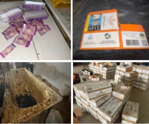 ضبط 5 طن من دخان المعسل والتبغ الخام مجهول المصدر داخل مصنع بدون ترخيص في الشرقية