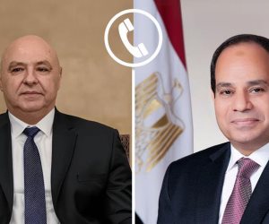 الرئيس السيسي يؤكد للعماد جوزاف عون دعم مصر الكامل لسيادة لبنان واستقراره وسلامة أراضيه