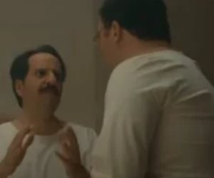 مسلسل النص التاني الحلقة 5.. إسماعيل وعبد العزيز النص في مواجهة طريفة بالحمام