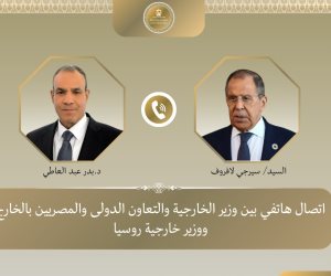 اتصال هاتفي بين وزير الخارجية المصري ونظيره الروسي لمناقشة خفض التصعيد الإقليمي