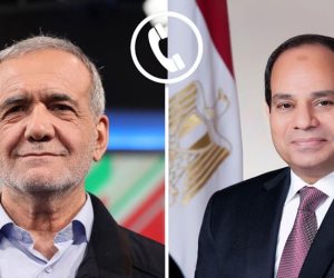 الرئيس السيسي يؤكد لرئيس إيران استعداد مصر للاضطلاع بكل جهد للوساطة