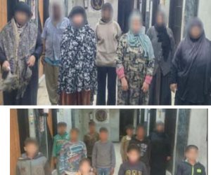 مباحث رعاية الأحداث تضبط رجل و8 سيدات يستغلون الأطفال فى أعمال التسول 