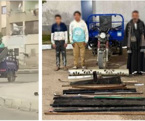 ضبط مرتكبى واقعة الاستيلاء على لافتة إعلانية بعد سقوطها فى الشرقية