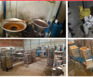 ضبط مصنع غير مرخص فى القاهرة لإنتاج وتعبئة حلوى العيد بداخله خامات مجهولة المصدر