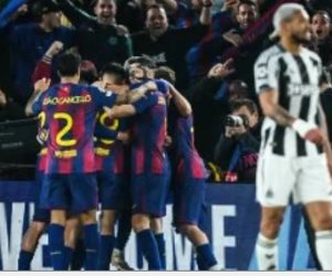 برشلونة يدمر شباك نيوكاسل بسباعية ويعبر لربع نهائي دوري أبطال أوروبا