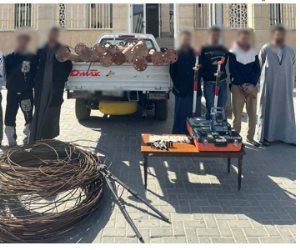 قسم شرطة العاصمة الجديدة يضبط تشكيل عصابى تخصص فى سرقة المواقع تحت الإنشاء 