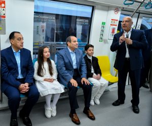 نقلة فى وسائل النقل الجماعى.. الرئيس السيسى يفتتح مشروع مونوريل شرق النيل "صور"