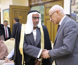 خالد مجاور يستقبل أبناء وعواقل ومشايخ شمال سيناء والمجموعة البرلمانية للتهنئة بعيد الفطر  