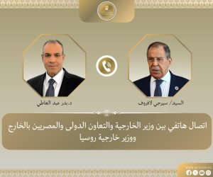 وزير الخارجية يبحث هاتفياً مع نظيره الروسي جهود خفض التصعيد بالإقليم 
