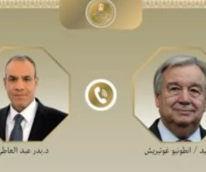 وزير الخارجية وسكرتير الأمم المتحدة يبحثان تطورات الأوضاع فى الشرق الأوسط