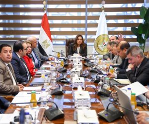 وزيرة التنمية المحلية والبيئة تتابع مع قيادات الوزارة الموقف التنفيذي لعدد من الملفات البيئية والتنموية بالمحافظات