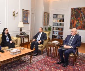 وزير الخارجية يلتقي وزيرة التضامن الاجتماعي ورئيس منظمة تضامن الشعوب الأفروآسيوية