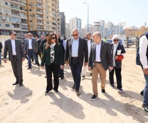 وزيرة التنمية المحلية والبيئة ومحافظ الإسكندرية يتفقدان مشروع تطوير بئر مسعود وتوسعة الكورنيش
