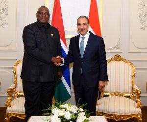 وزير الخارجية يبحث مع نظيره الجامبي تعزيز التعاون الثنائي وتكثيف التنسيق المشترك 