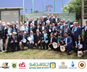 وزير الشباب والرياضة يهنئ أبطال الرماية بعد حصد 31 ميدالية و12 لقب بطل أفريقيا