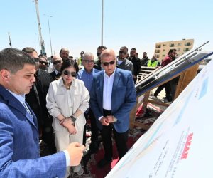 وزيرة الإسكان تتفقد مشروعات البحيرات الجنوبية "نيو مارينا"