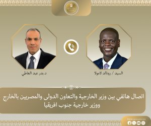 اتصال هاتفي بين وزير الخارجية ونظيره الجنوب أفريقي لبحث التطورات الاقليمية 