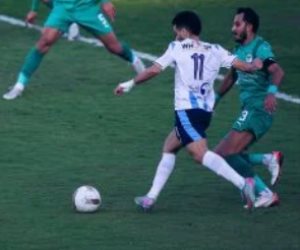 تعادل مثير بين بيراميدز مع المصرى 1 - 1 وركلة جزاء ضائعة باللحظة الأخيرة
