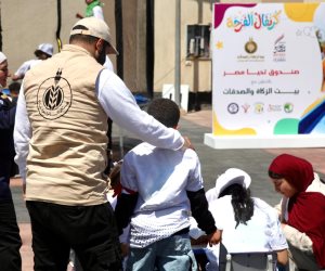  بيت الزكاة والصدقات وصندوق تحيا مصر يد واحدة في "كرنفال الفرحة" بمدينة الأسمرات لإدخال البهجة على قلوب 1500 طفل 