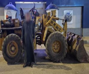 أمن الشرقية يضبط صاحب واقعة هدم الحاجز الخرسانى بأحد الطرق العامة