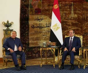 الرئيس السيسي يستقبل رئيس تتارستان في قصر الاتحادية