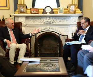 وزير الخارجية يلتقي زعيم الأغلبية الجمهورية بمجلس النواب الأمريكي 
