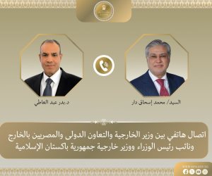  وزير الخارجية يتلقى اتصالا هاتفيا من نظيره الباكستاني لبحث مستجدات الوضع الإقليمي