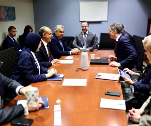 وزير الخارجية يلتقي مدير برنامج الأمم المتحدة الإنمائي