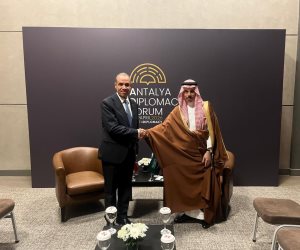 مشاورات مصرية سعودية على هامش منتدى أنطاليا الدبلوماسي
