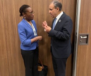 وزير الخارجية يلتقي برئيسة المجموعة الدولية للأزمات ICG