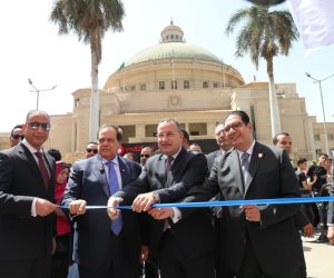 وزير التعليم العالي ومحافظ الجيزة ورئيس جامعة القاهرة يفتتحون ملتقى التوظيف والتدريب بالجامعة لعام 2026