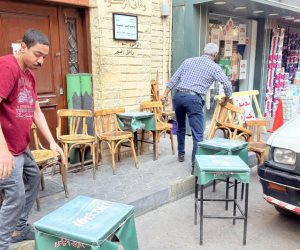 محافظ الجيزة يوجه بإزالة حواجز انتظار السيارات بشارع النيل بالدقي