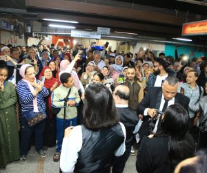 عرض فني غنائي مبهر لذوي القدرات الخاصة بمحطة "جمال عبد الناصر" بالخط الأول للمترو