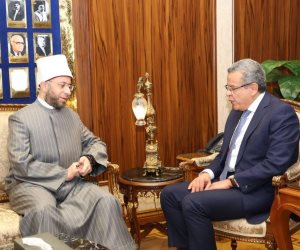 وزير الأوقاف ورئيس الجهاز المركزي للمحاسبات يبحثان تعزيز الحوكمة وحماية المال العام