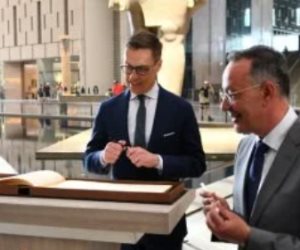 رئيس جمهورية فنلندا يزور المتحف المصرى الكبير ومنطقة أهرامات الجيزة