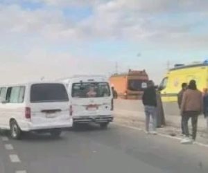 حدث منذ قليل .. مصرع 3 وإصابة 5 أشخاص إثر حادث تصادم أعلى الطريق الدائرى فى الوراق