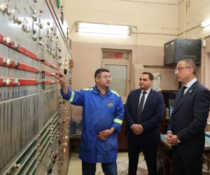 محافظ الجيزة يتفقد صومعة إمبابة لمتابعة انتظام توريد وتخزين محصول القمح